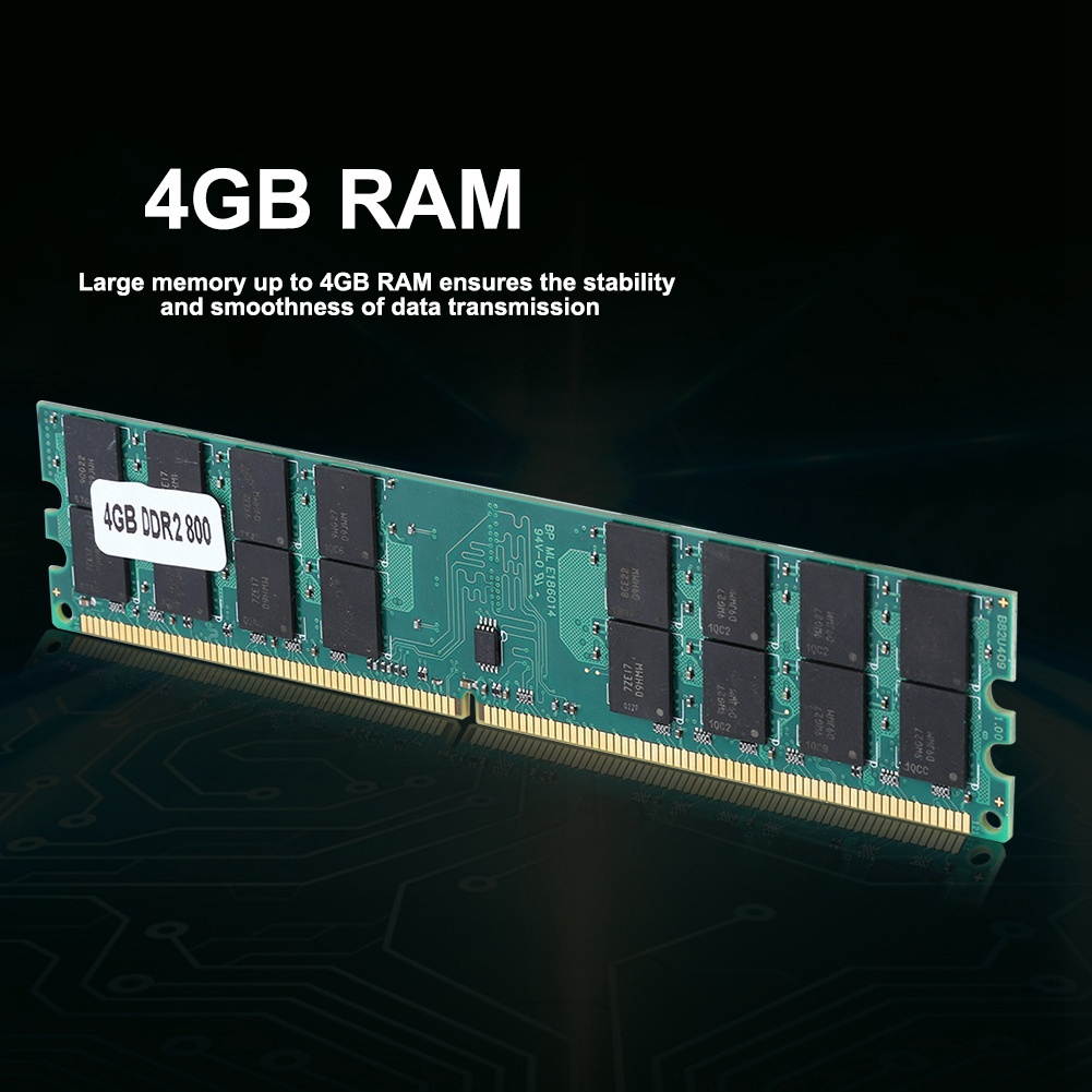 4GB Large Capacity DDR2 Memory Module 800MHz Fast Data Transmission RAM DDR2 4GB for AMD