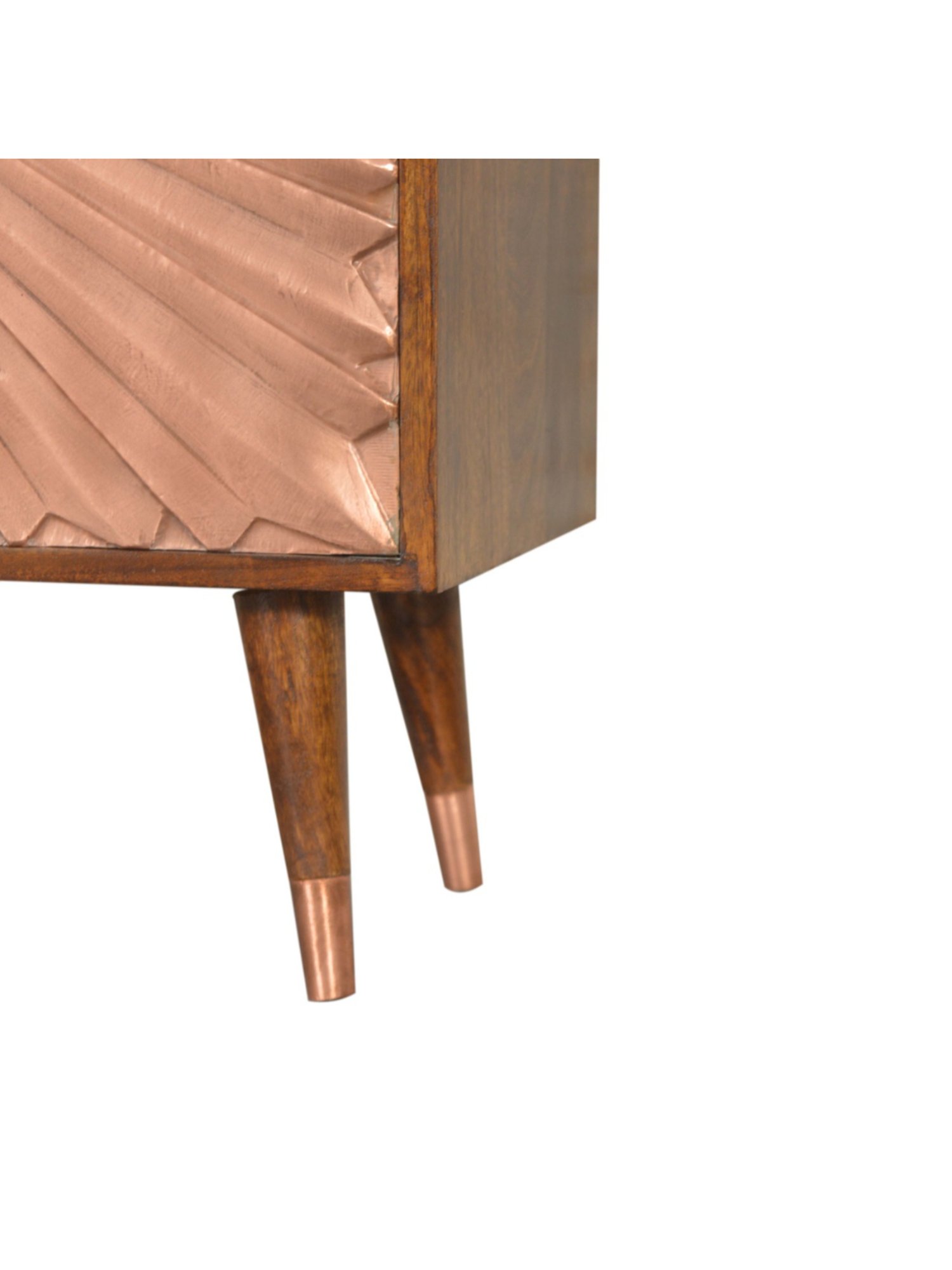 Artisan Furniture Manila Copper & Brown Wood Cabinet