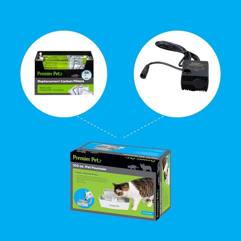 Premier Pet Pet Fountain - 100oz