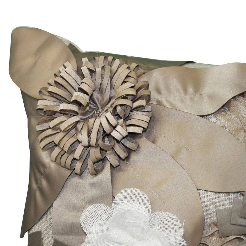 Dramatic Floral Lumbar Throw Pillow - Edie @ Home