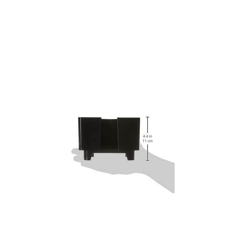 Plastic Bar Caddy with Triangular Design, Black