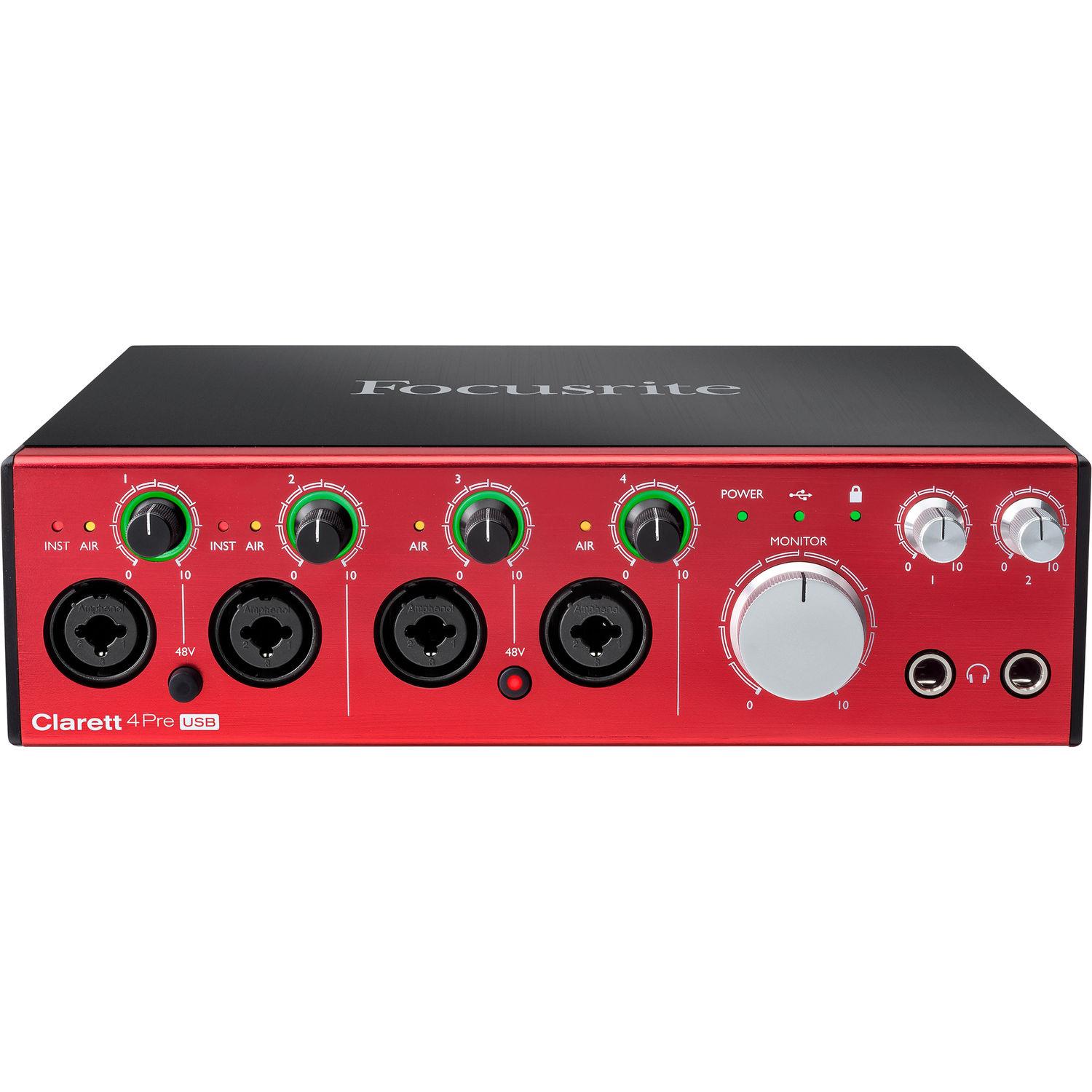 Focusrite Clarett 4Pre USB Audio Interface