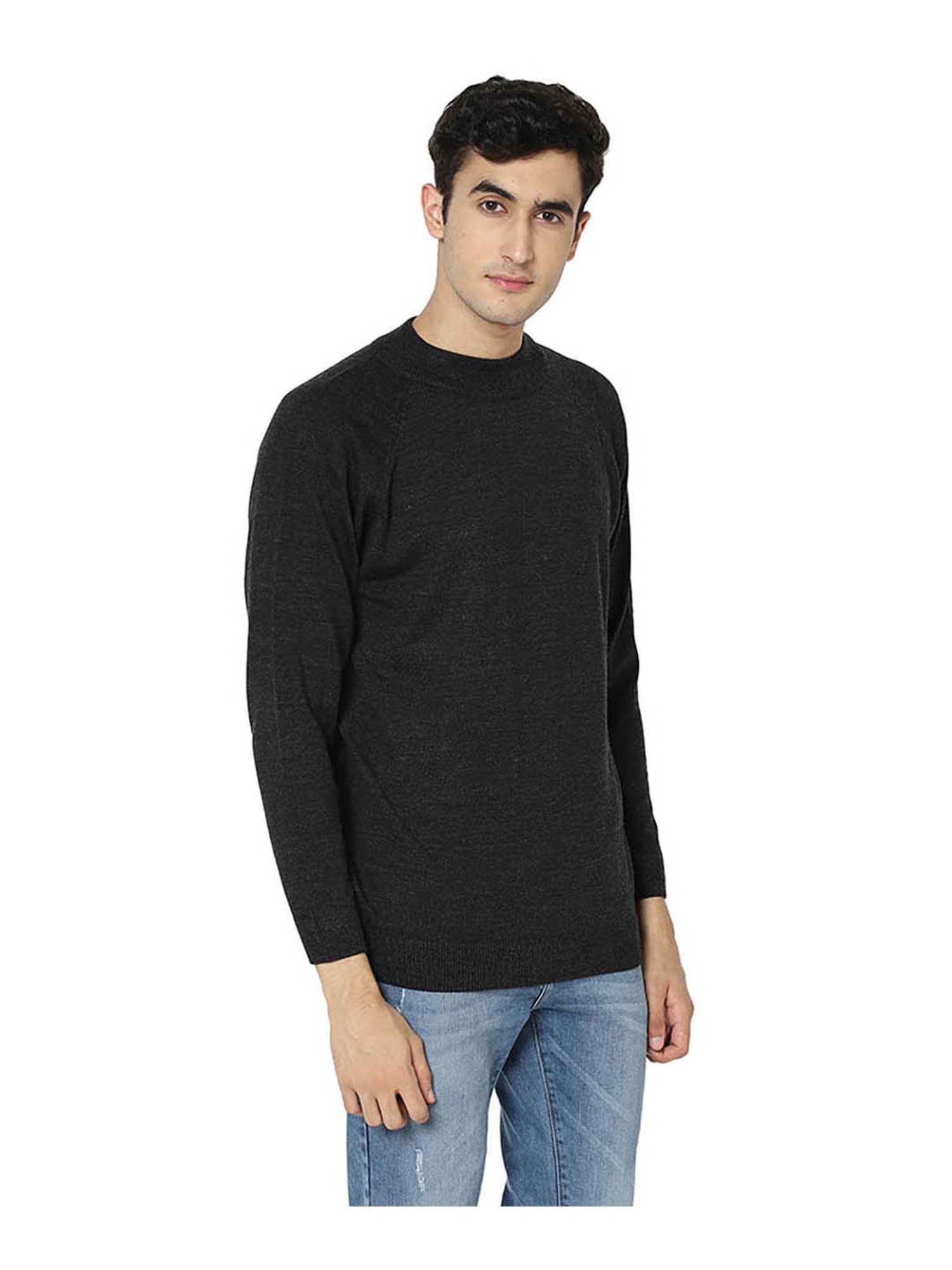 Venitian- Forbidden Clothing Black Regular Fit Sweater
