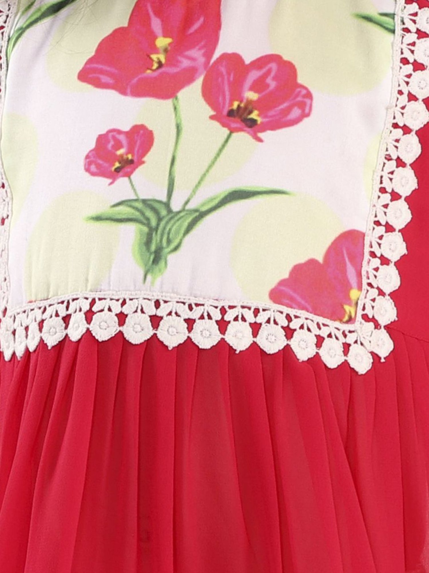 Little Bansi Kids Multicolor Cotton Floral Print Suit Set