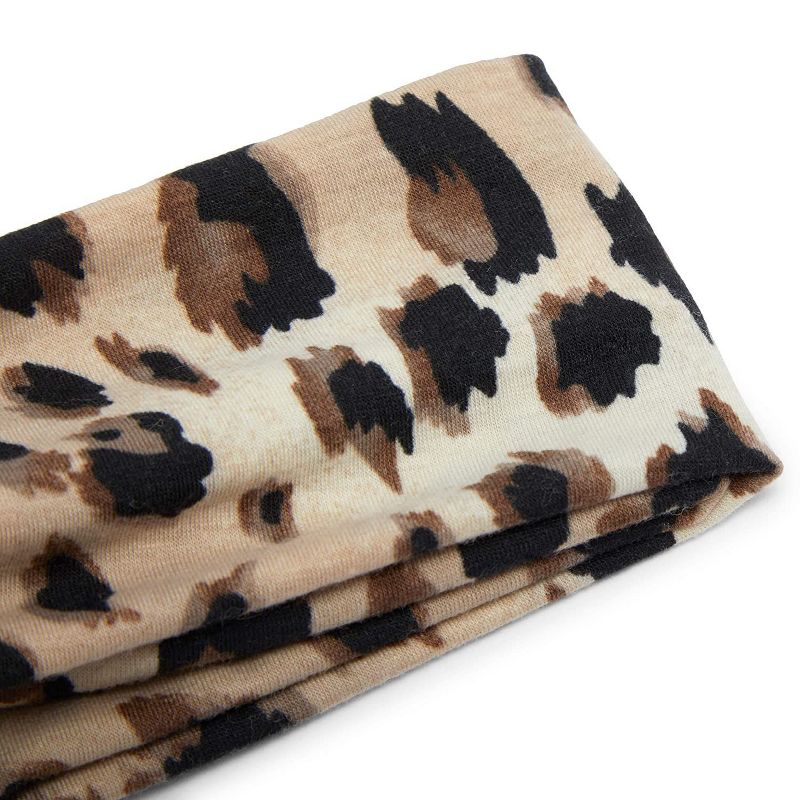 Glamlily 6 Pack Twist Women's Headbands, Girls, Leopard Print Headband, 21 x 3 x 0.5 in
