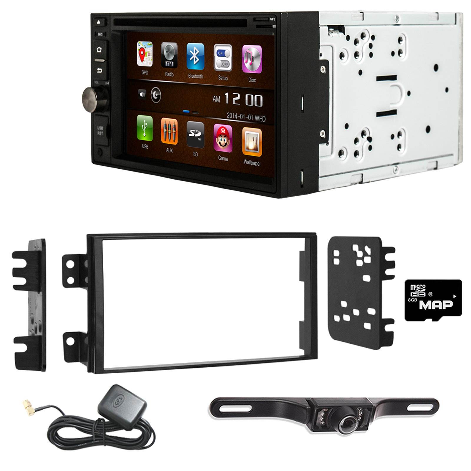 Otto Navi S-Series DVD GPS Navigation Multimedia Radio and Dash Kit for Kia Amanti 2004-2006 with back up camera and extra