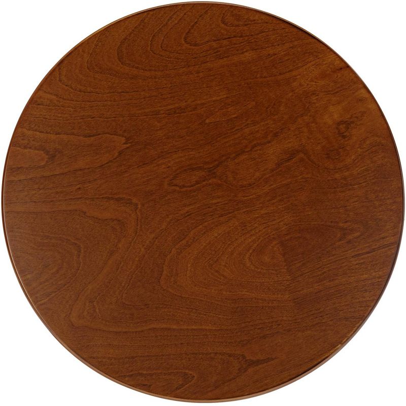 Aberta 18" Wide Walnut 1-Shelf Side Table