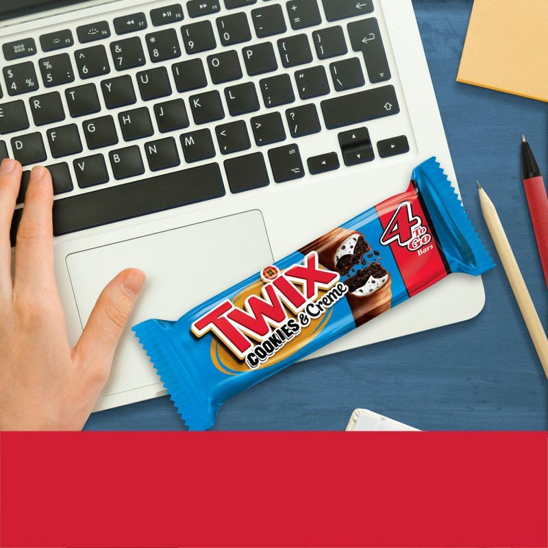 TWIX Cookies & Creme Chocolate Cookie Bar Candy - 2.72Oz.