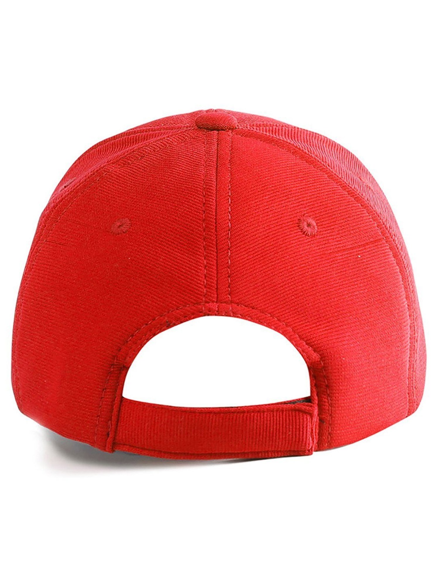 Omtex Unisex Polo Polyester Cap (Ruby Red) Size - Free Size