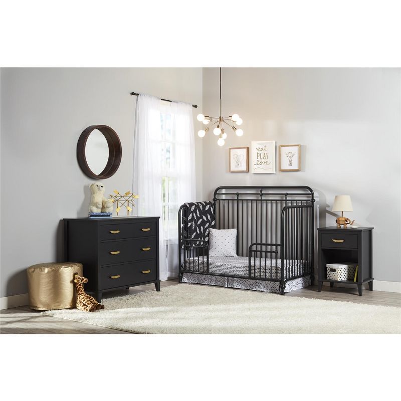 Monarch Hill Hawken 3 Drawer Dresser, Black