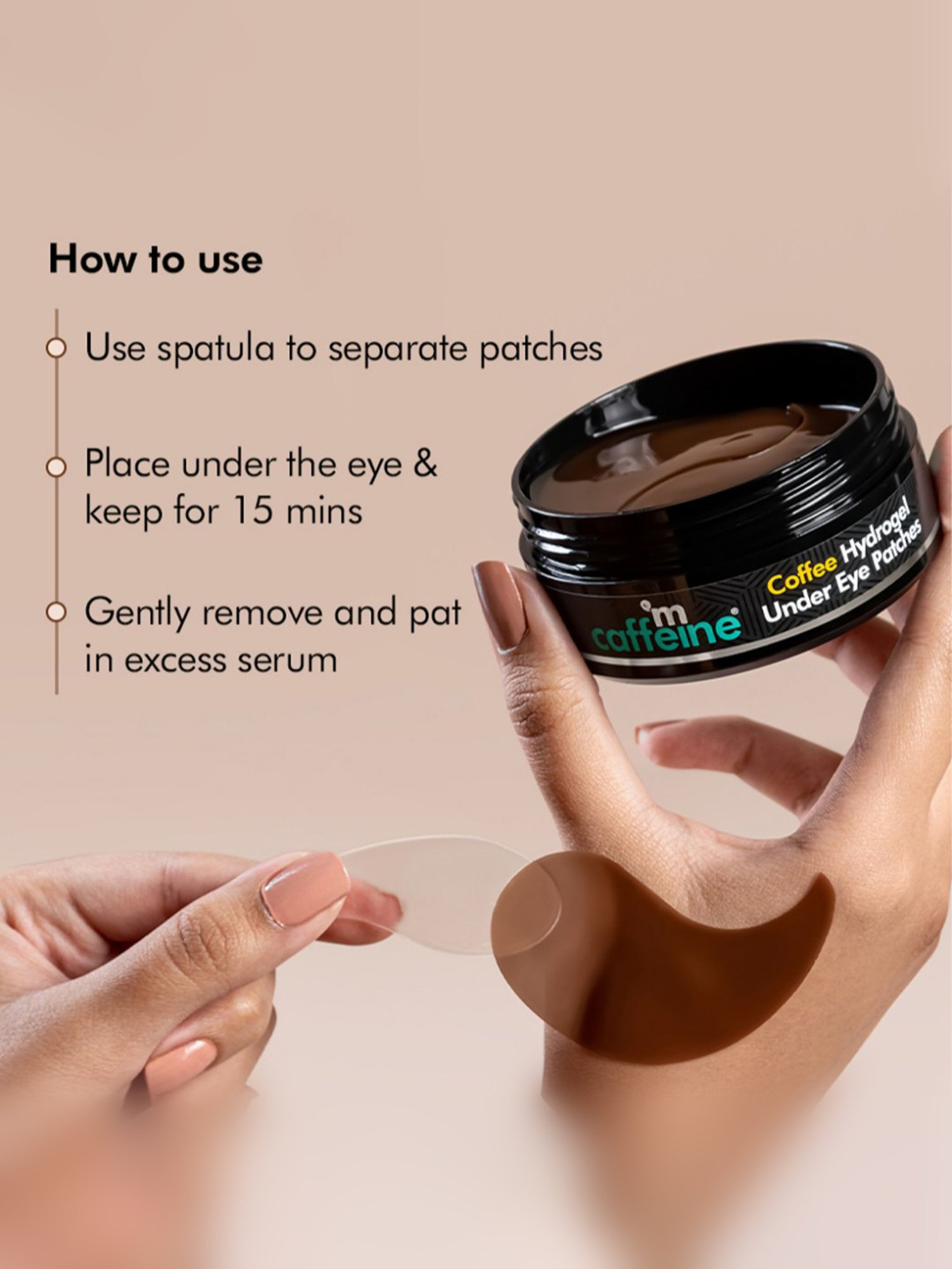 mCaffeine Coffee Hydrogel Under Eye Patches - 30 Pairs