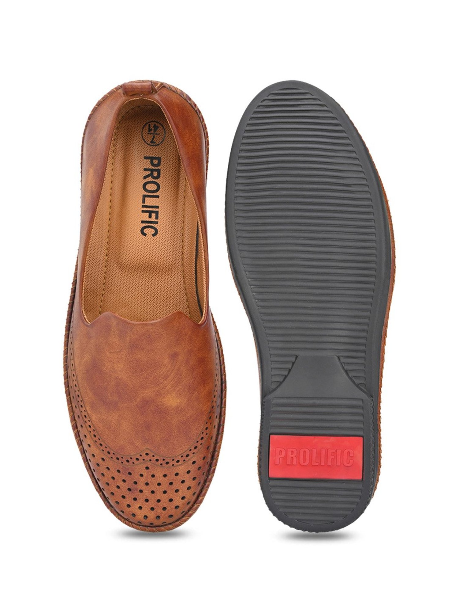 Prolific Men's Tan Casual Slip-Ons