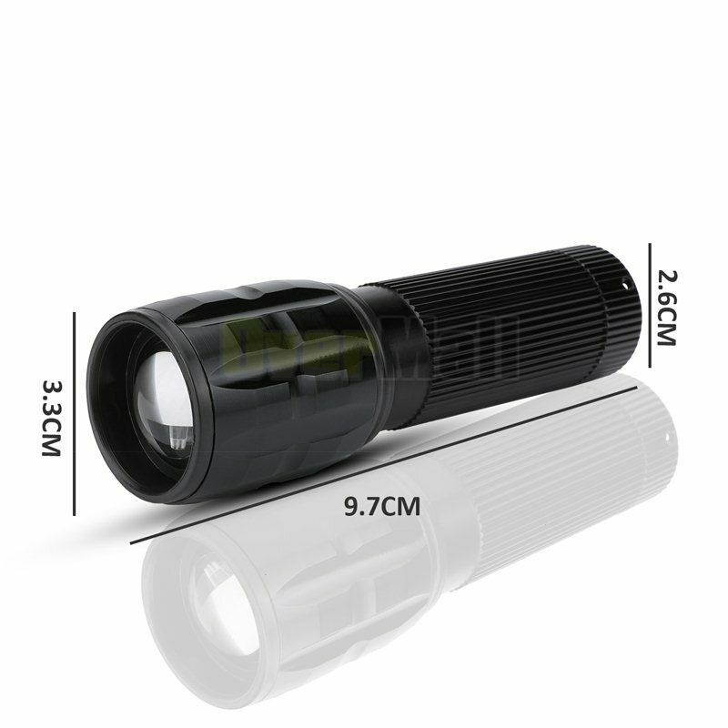 3Pcs Tactical Flashlight Military Grade Torch Small Super Bright Handheld Light