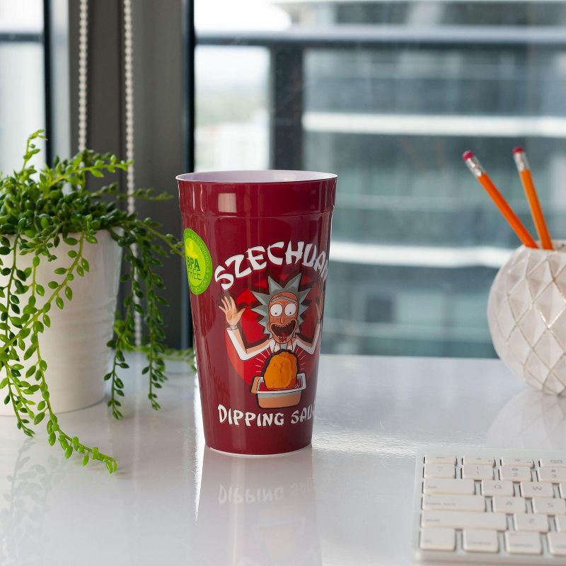 Just Funky Rick and Morty Collectable Szechuan Dipping Sauce Plastic Cup
