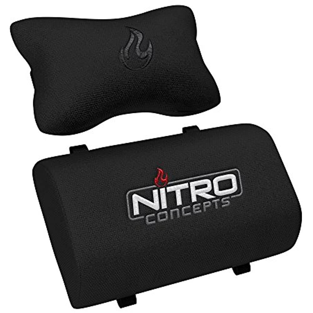 Nitro Concepts S300 Stealth Black Ergonomic Office Gaming Chair - NC-S300-B