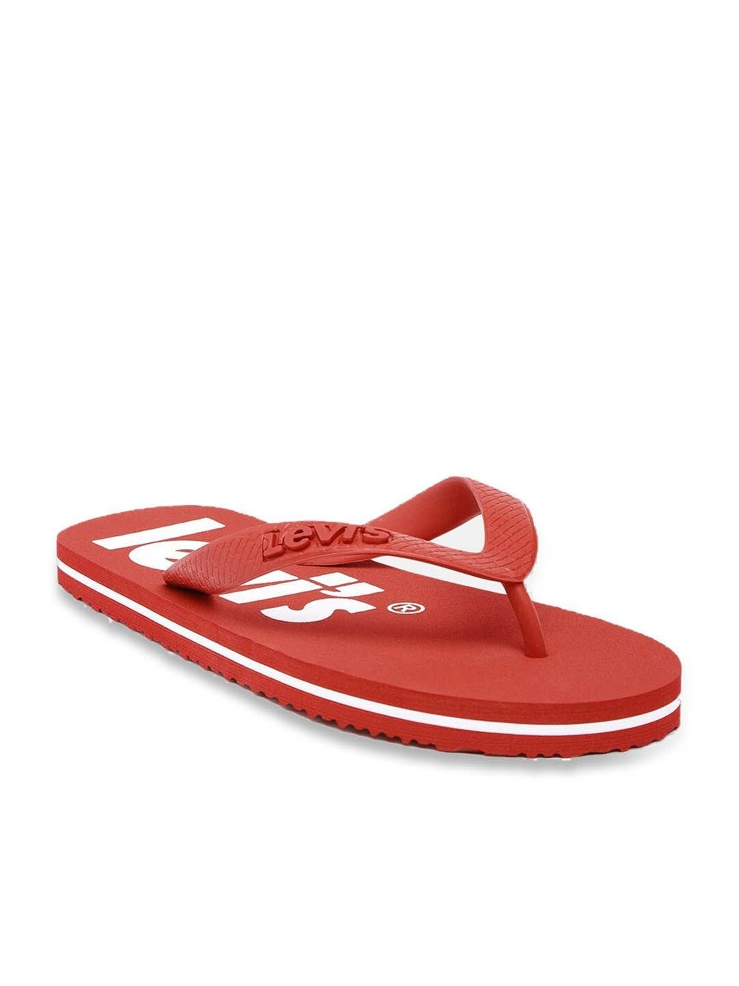 Levi's Men's Red Flip Flops