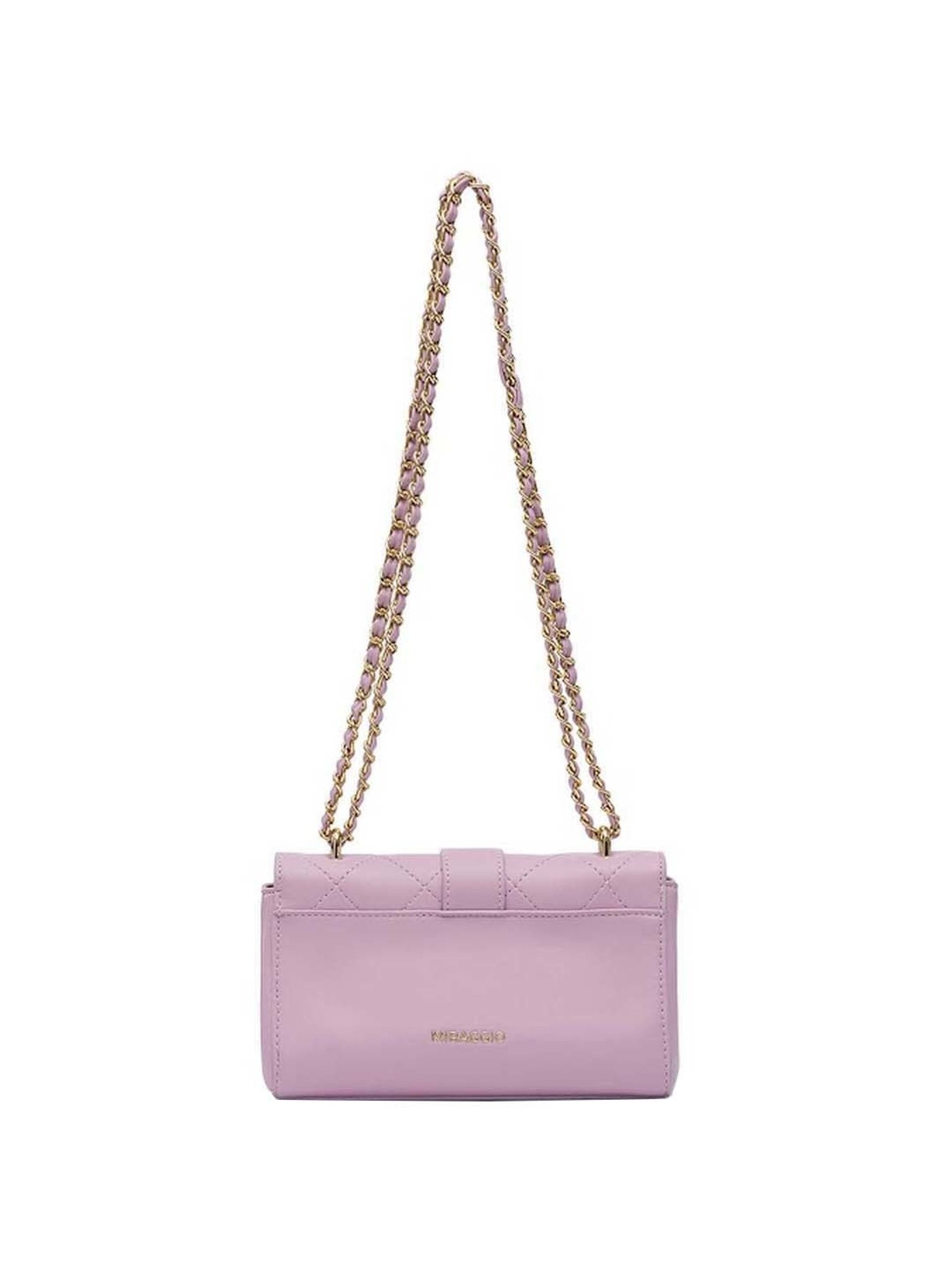 Miraggio Purple Textured Small Sling Handbag
