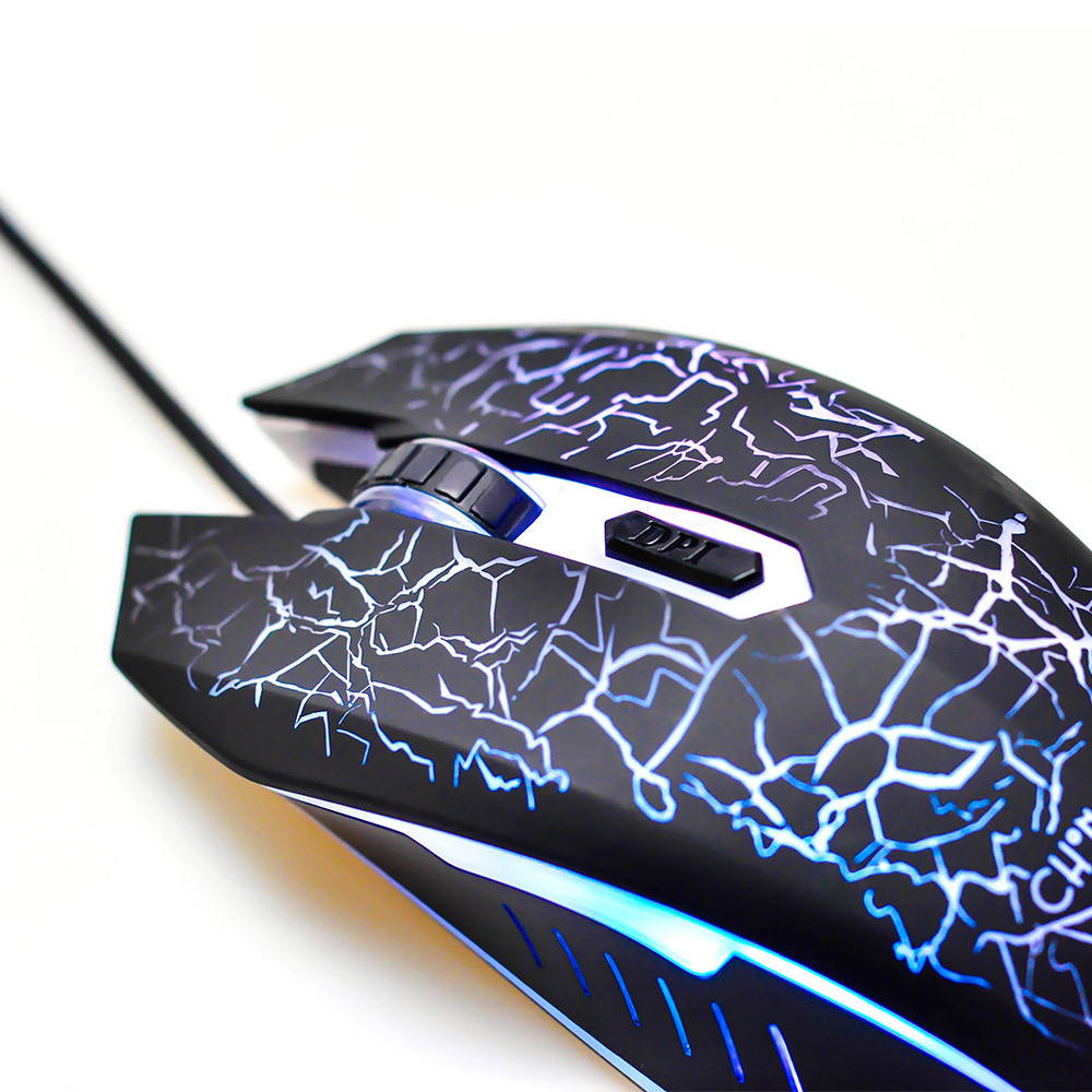 Wired Gaming Mouse 4 Buttons 5000DPI Mute Optical Computer Mouse Mice for PC Laptop Notebook Game Gamer Drop shipping