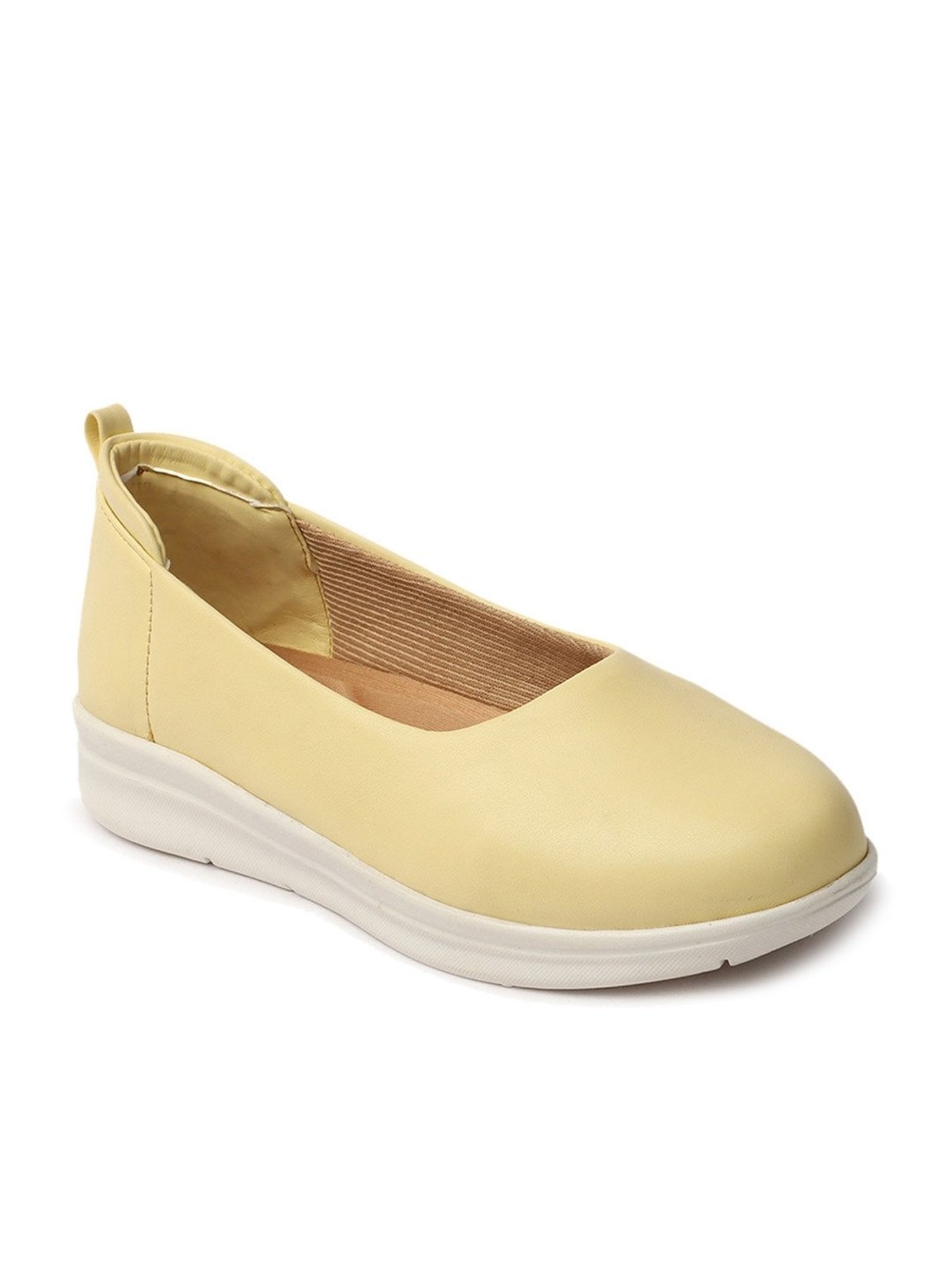 Iconics Women's Yellow Flat Ballets