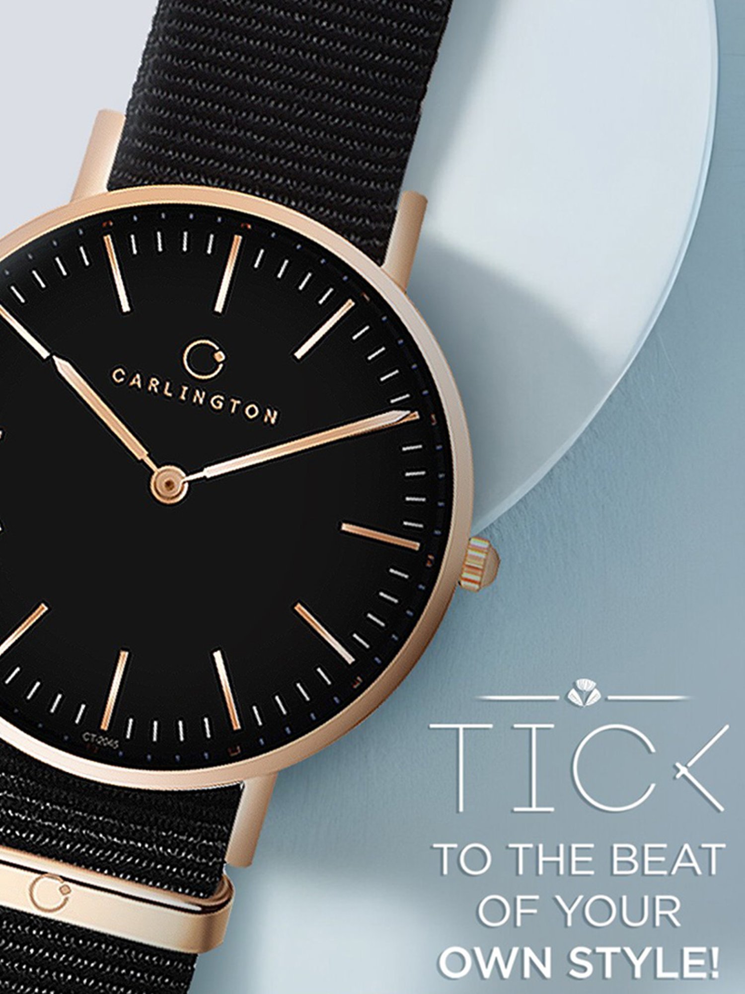 Carlington Iconic 2045 Black Men Analog Watch for Men