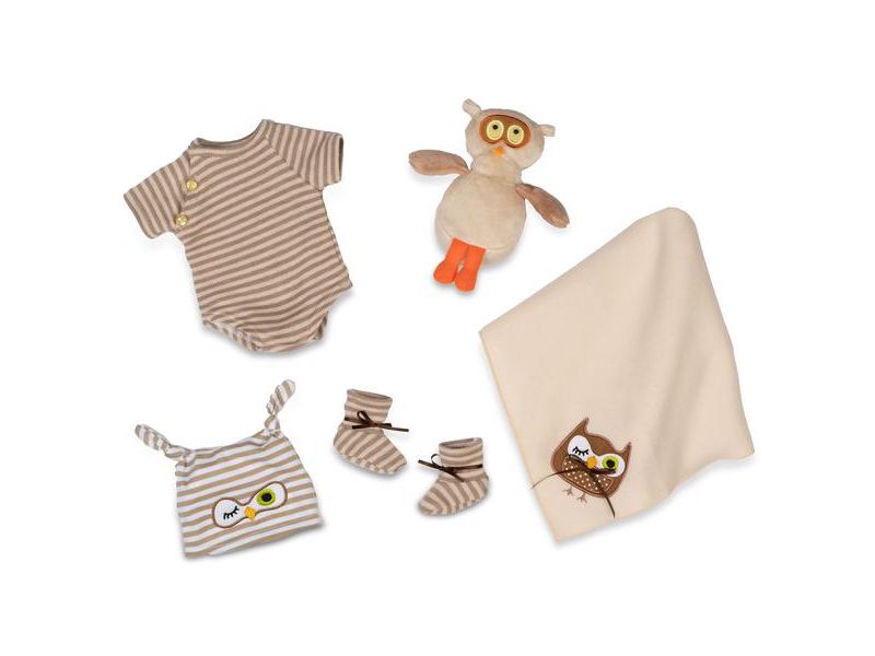 Paradise Galleries Hoot! Hoot! Baby Doll That Looks like a Real Baby, 16 inch Vinyl, Preemie Reborn Boy, Safety Tested for Age Kids 3+, 3-Piece Gift Set