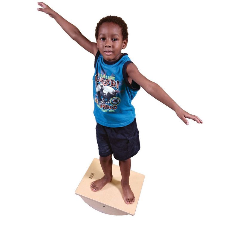 Abilitations 4-Way Tilt Balance Board for Core Strength, 15 x 15 Inches