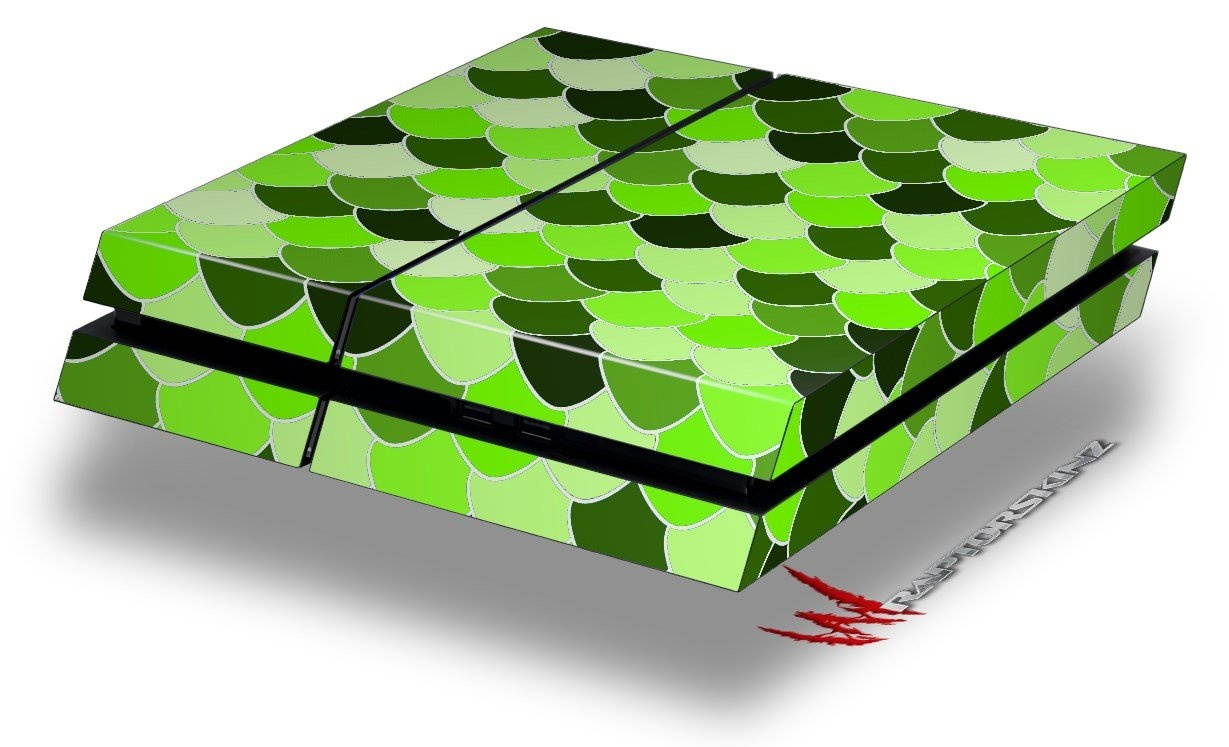 Scales Green - Decal Style Skin fits original PS4 Gaming Console