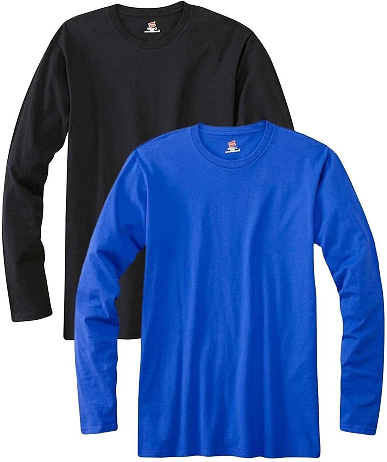 Hanes Men's Long-Sleeve Premium T-Shirt (Pack of 2)