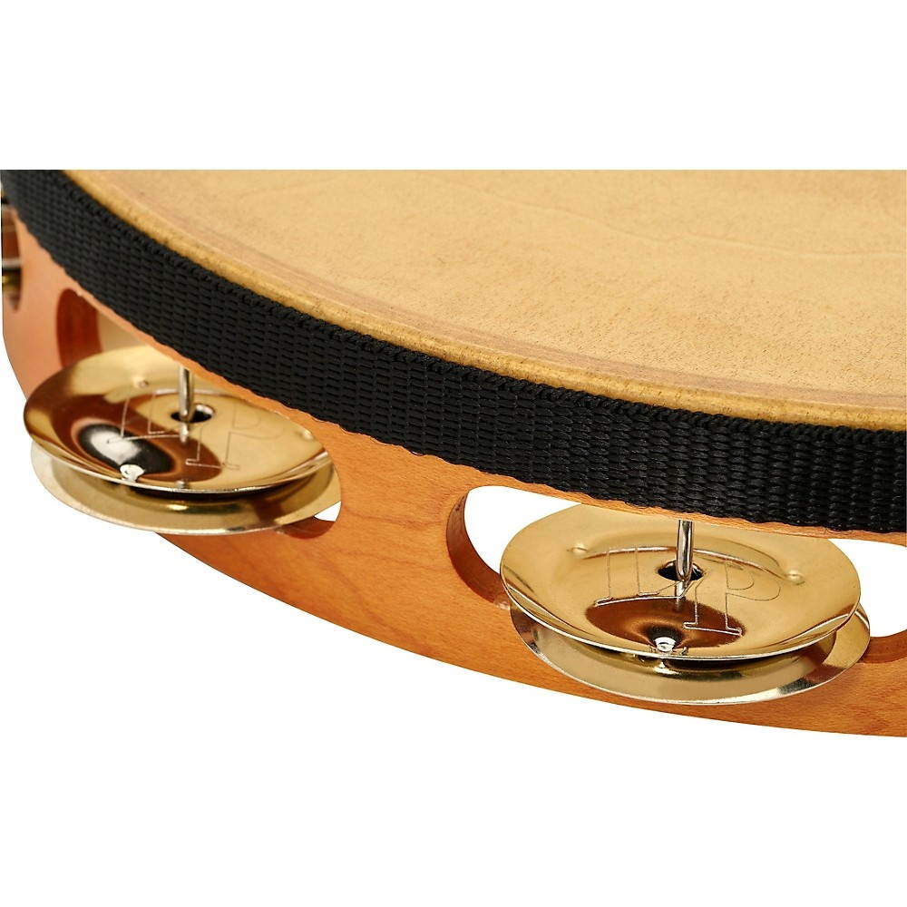 LP Lenny Castro Signature Headed Tambourine with Bag 10 in.