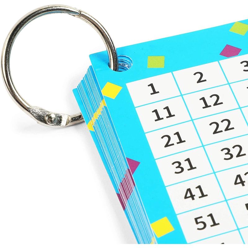 Bright Creations 160 Pack Loose Leaf Book Binder Rings, Metal Keychain Clips for Office Supplies, 1 In