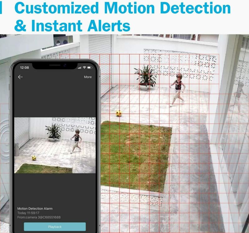 ANNKE 8 Channel Security Camera System 5-in-1 1080P lite H.264+ Wired DVR with 1