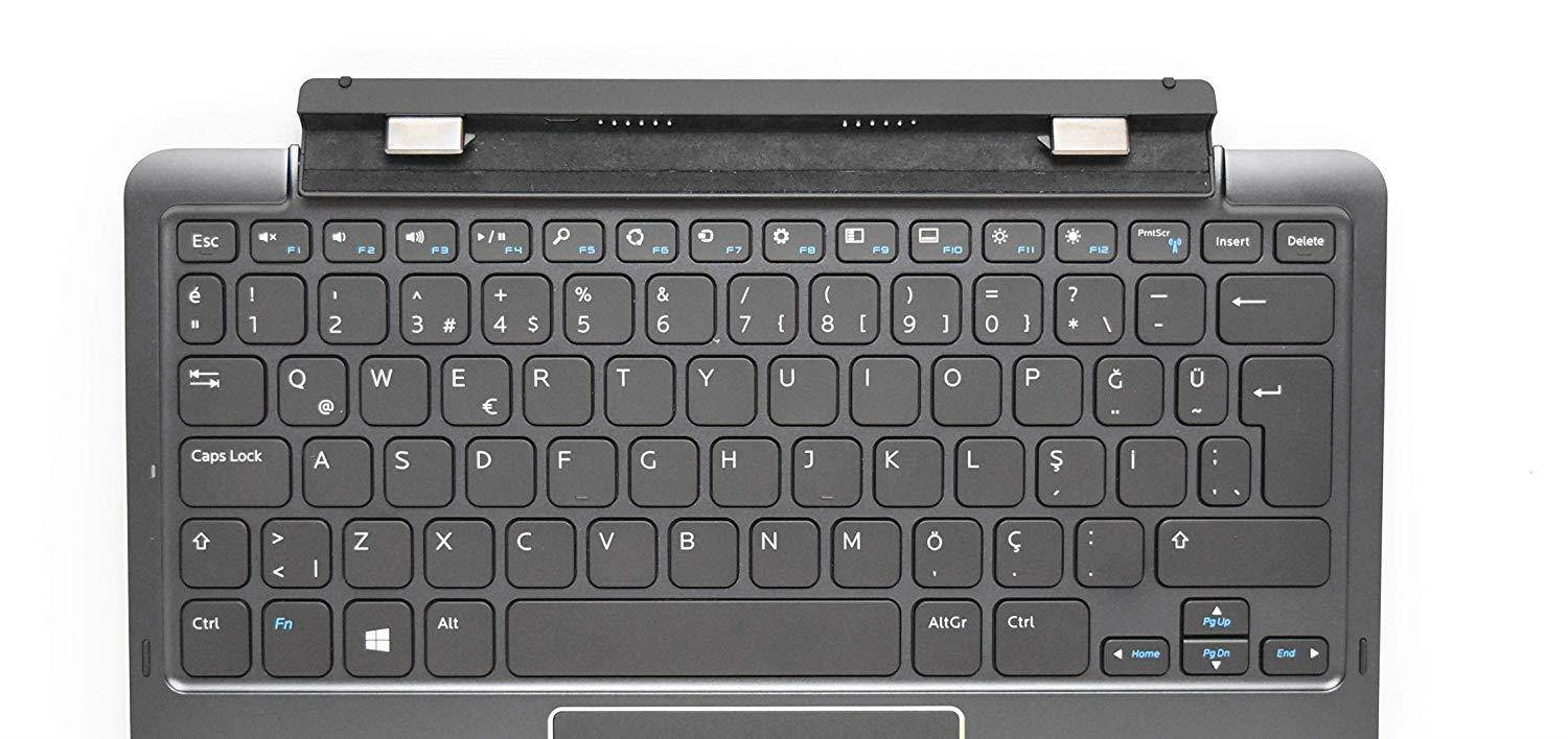 New 71JH4 Genuine OEM Turkey Keyboard FOR Dell Venue 11 Pro Tablets 5130 7130 7139 7140 Keyboard W/Turkish QWERTY Docking Station Internal Battery Layout Model: K12A