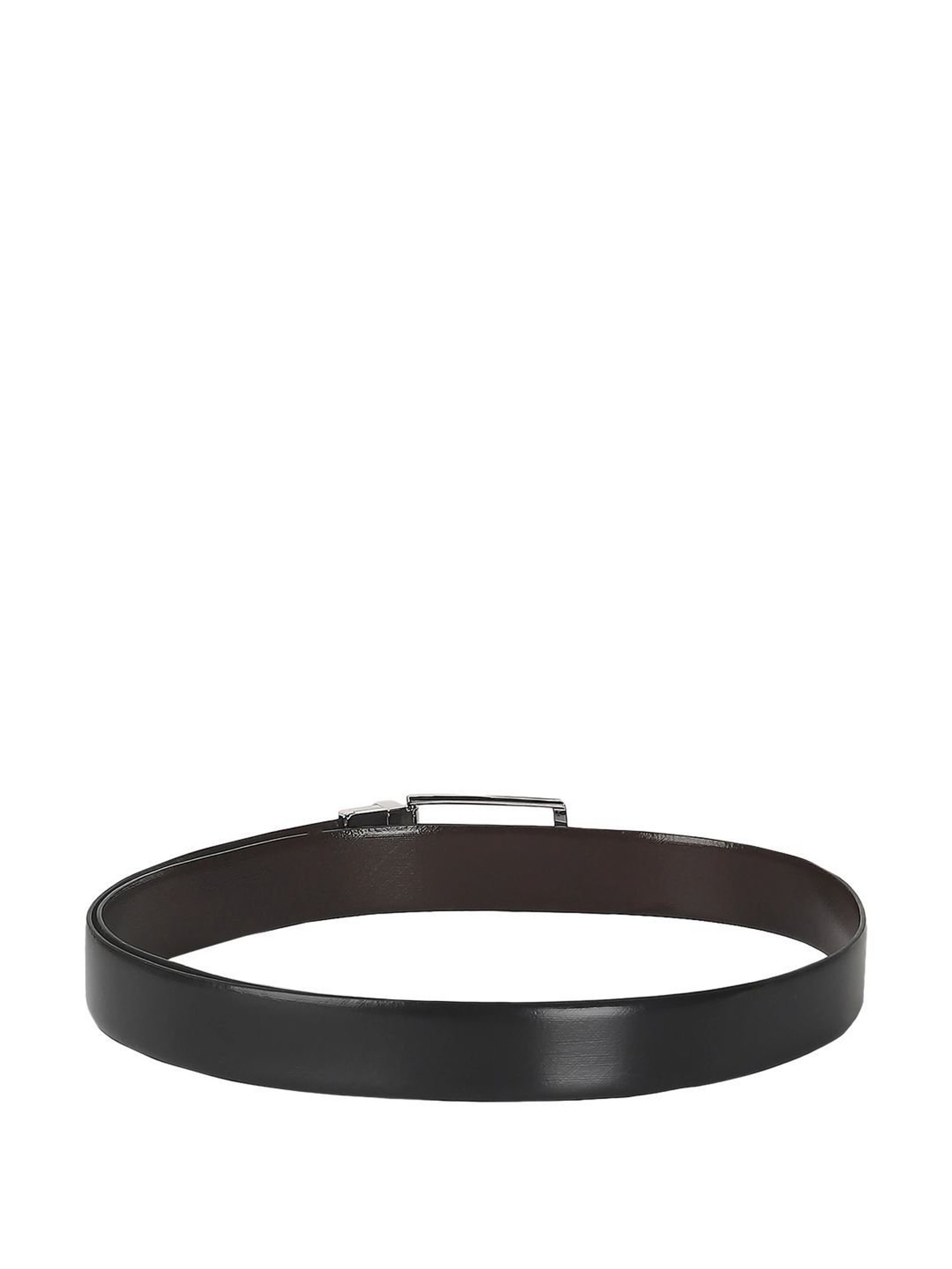 Peter England Black & Brown Leather Reversible Belt For Men