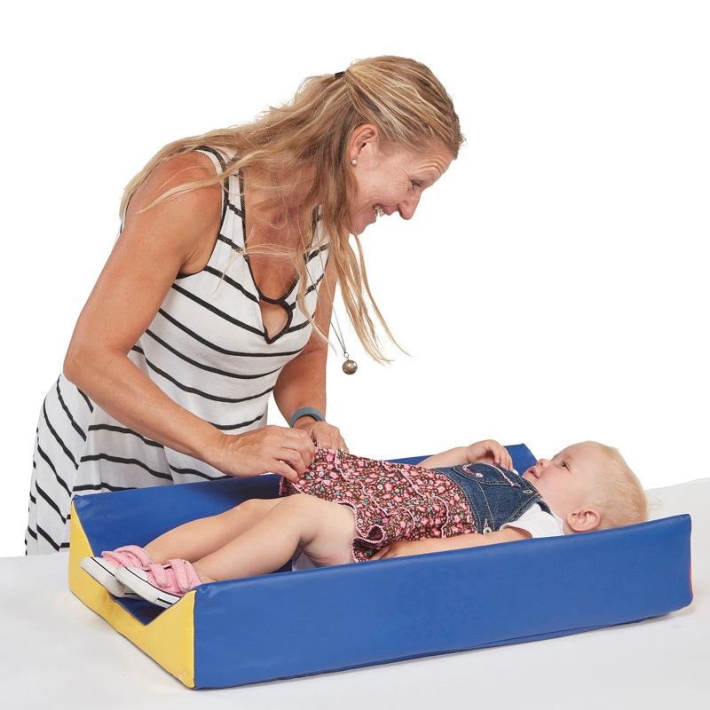 ECR4Kids Ultra-Soft Baby and Infant Contoured Changing Pad with Non-Slip Bottom and Built-in Handle