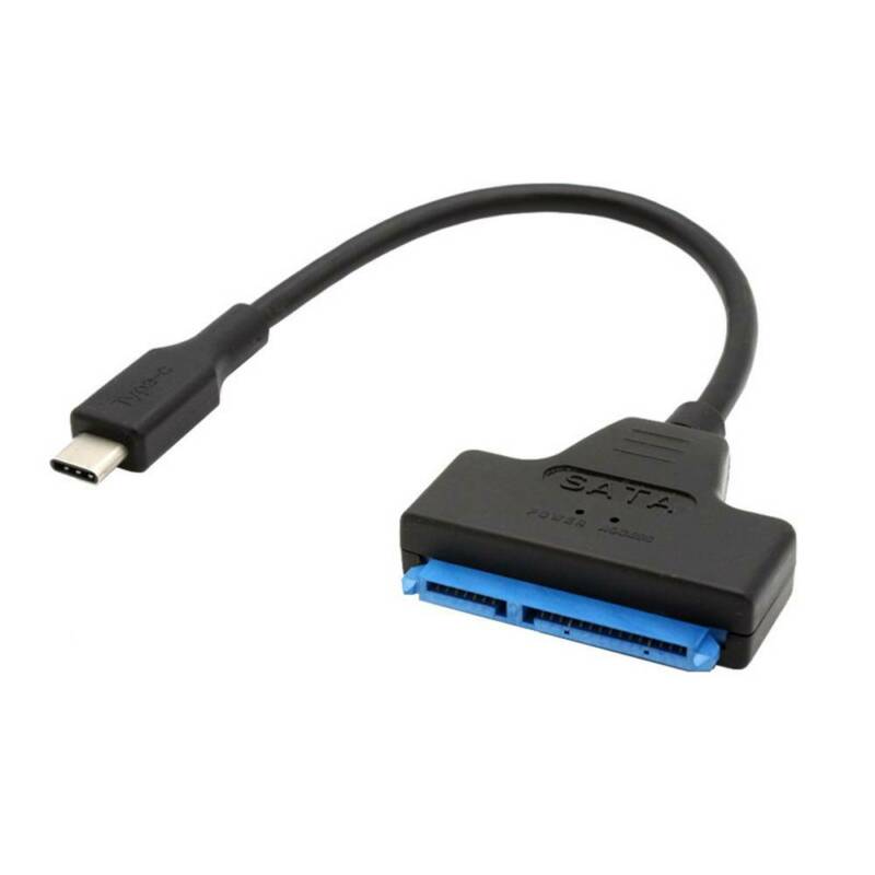 USB 3.1 Type C to SATA III II I HDD SSD 2.5" Hard Drive Adapter Cable