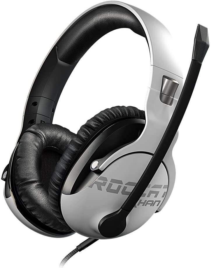 ROCCAT Khan Pro High Resolution Wired Gaming Headset with Microphone- Black