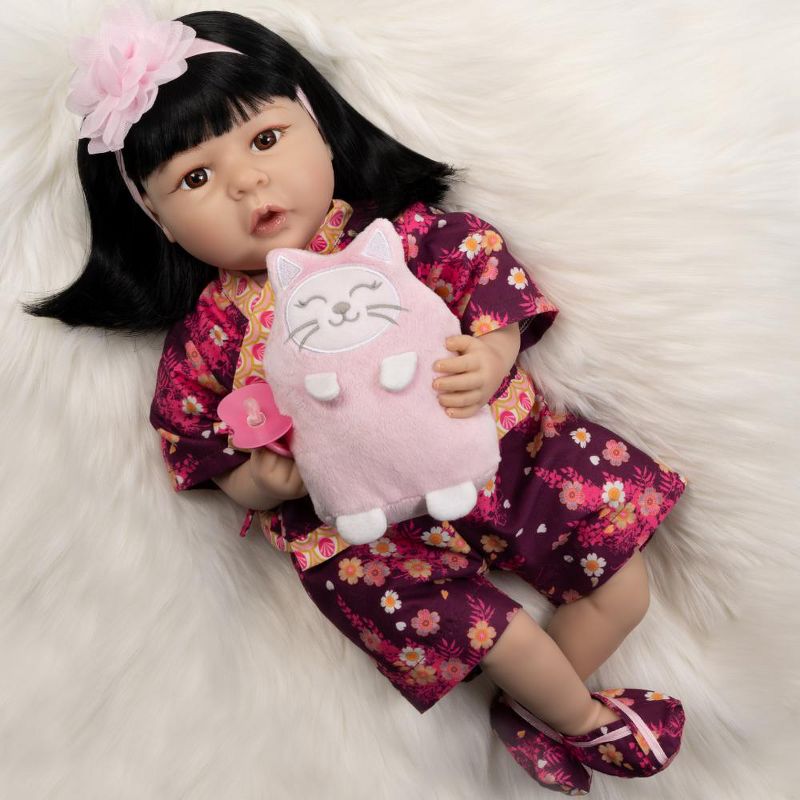 Paradise Galleries Realistic Toddler Doll-Kiko & Suki, 21 inch in SoftTouch Vinyl, 8-Piece Reborn Doll Gift Set