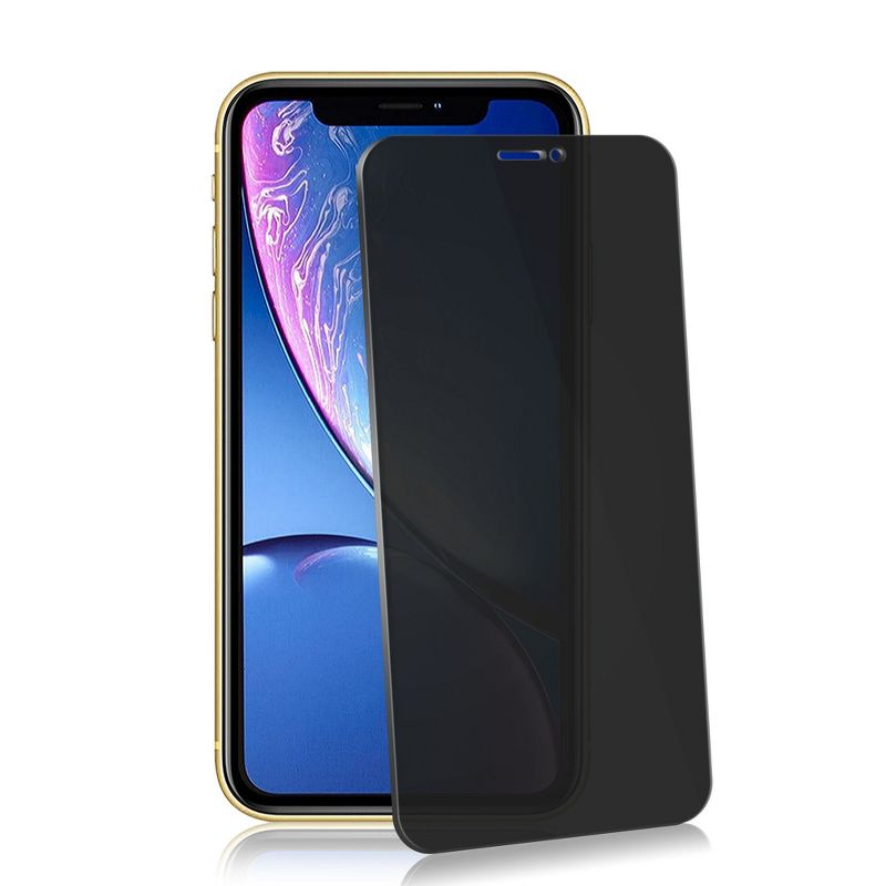 Insten 2-Pack Privacy Tempered Glass Screen Protector Full Coverage Edge-to-Edge protection Anti Spy Anti-Scratch LCD Shield for Apple iPhone 11 XR