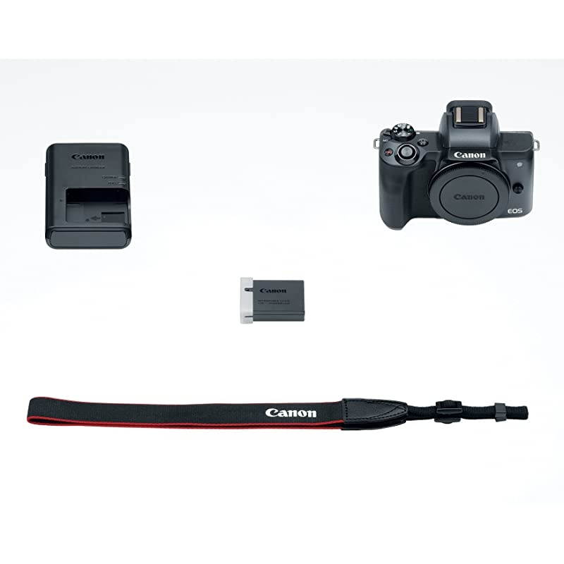 Mirrorless Camera Body [EOS M50] with 4K Video, 24.1 Megapixel (APS-C) CMOS Sensor - Black (Renewed)