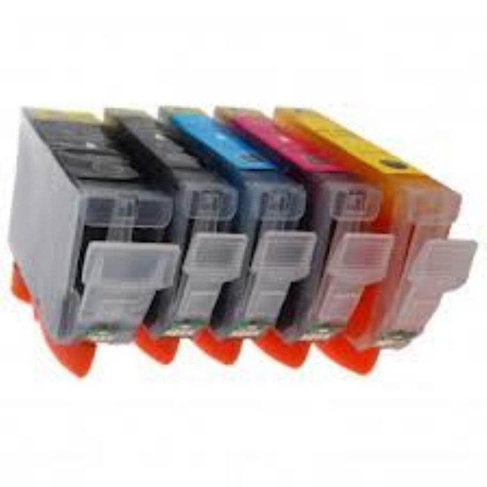 AIM Compatible Replacement - Canon Compatible PGI-5/CLI-8 Inkjet Combo Pack (BK/C/M/Y) (0628B027) - Generic