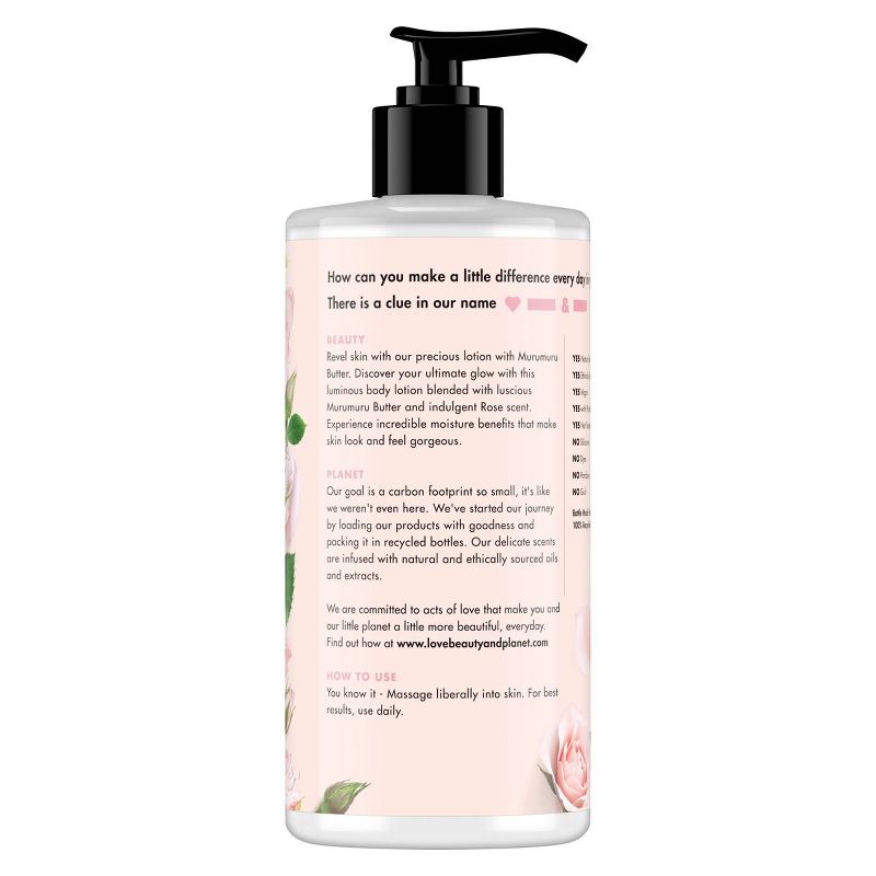 Love Beauty and Planet Murumuru and Rose Oil Lotion - 3ct/13.5 fl oz each