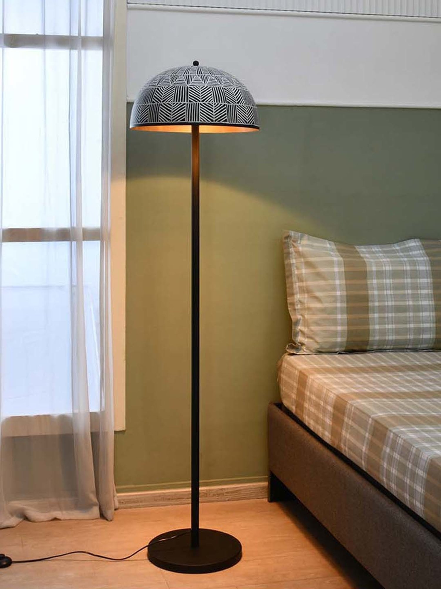 64" x 8.9" x 10.5" Smart Light Full Spectrum Floor Lamp (Includes LED Light Bulb) White - Verilux