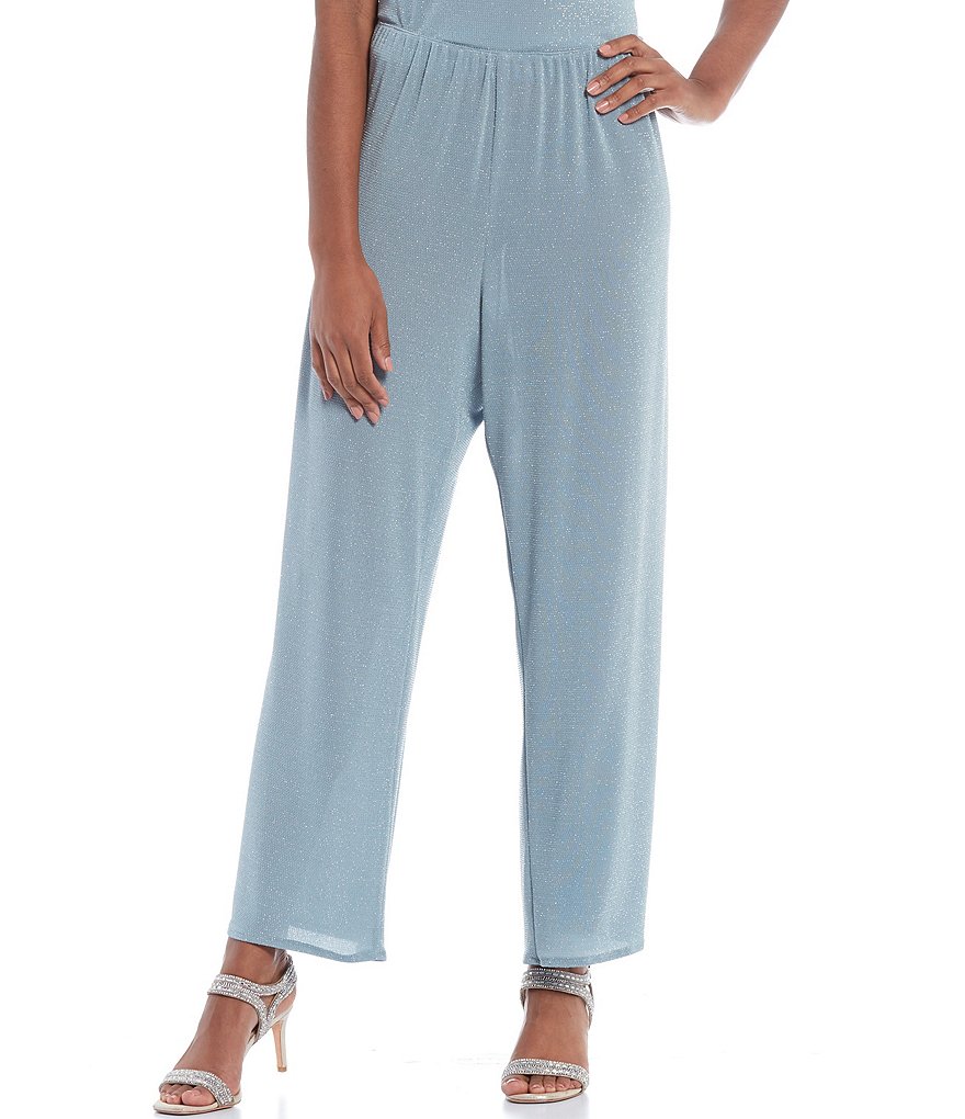 Eliza J Sequin Wide Leg Pants