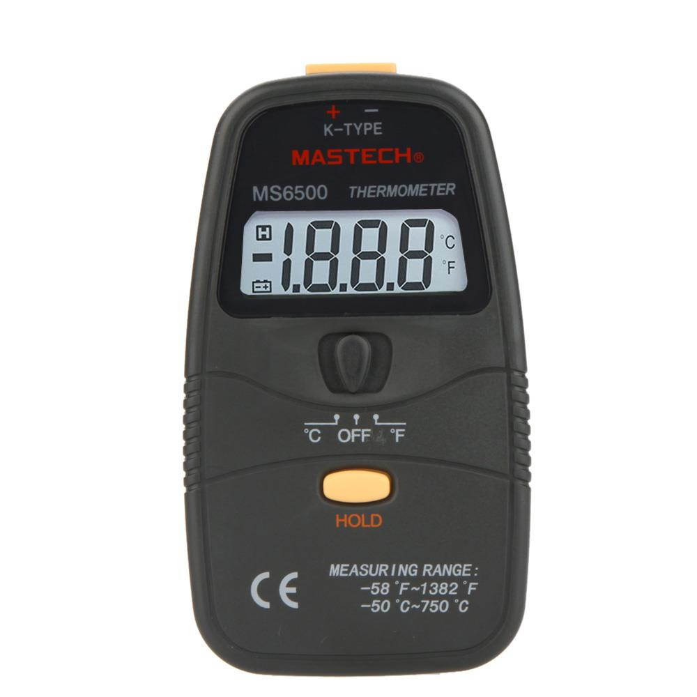 MASTECH MS6500 Handheld Digital Thermometer Temperature Meter Sensor Tester thermometre estacion metereologica station meteo