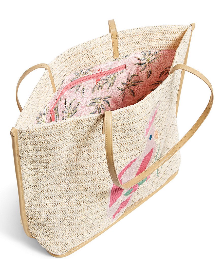 Kurt Geiger London Kensington Llama Straw Basket Bag