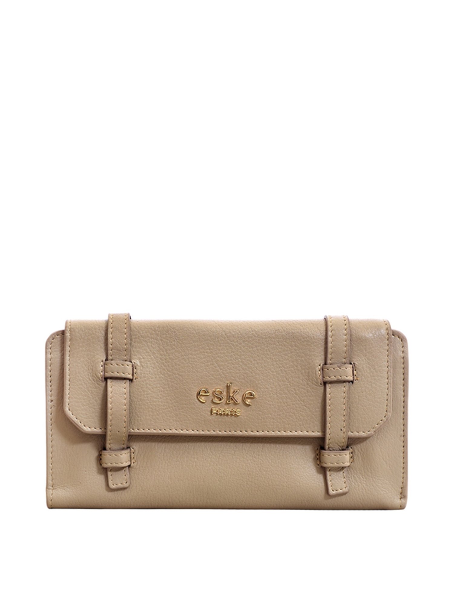 Eske Brigitte Grey Solid Wallet for Women
