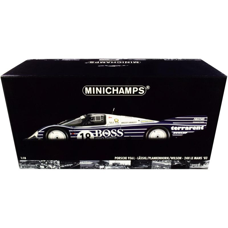Porsche 956L #18 J. Lassig - A. Plankenhorn - D. Wilson "Boss" 24 Hours of Le Mans (1983) 1/18 Diecast Model Car by Minichamps
