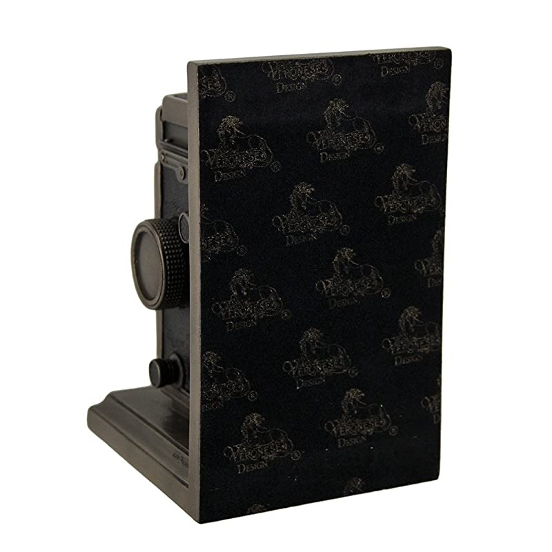 Statues Vintage Tlr Camera Decorative Bronze Finish Single Bookend Statue 5 X 7 X 425 Inches Bronze