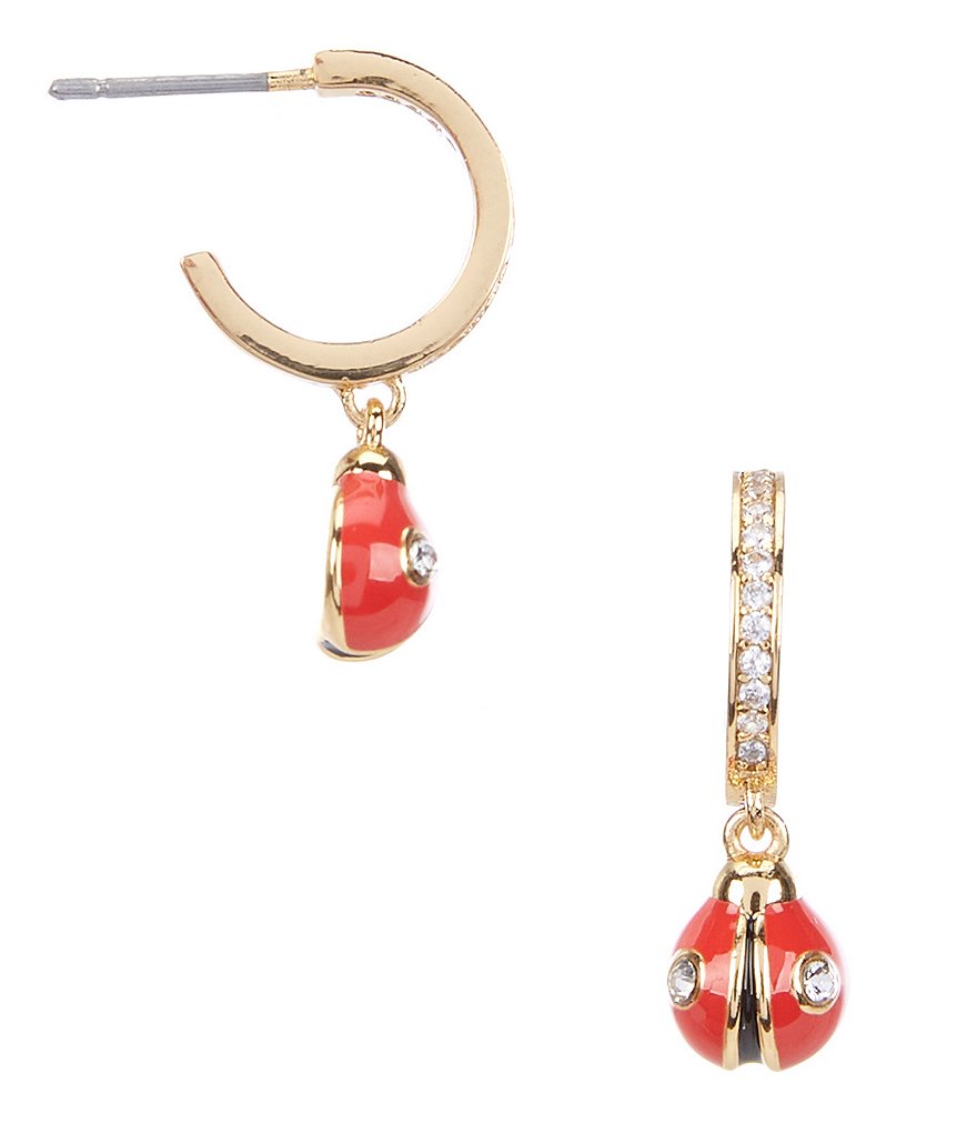 kate spade new york Ladybug Huggie Earrings