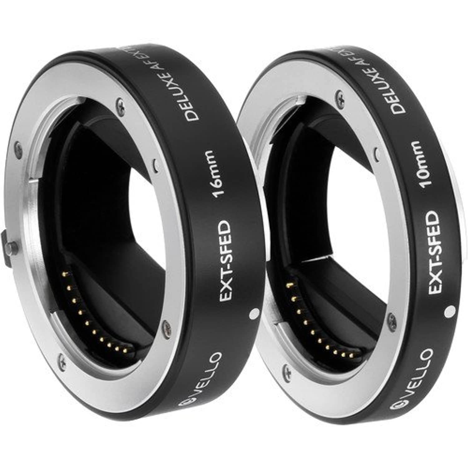 Vello EXT-SFED Deluxe Auto Focus Extension Tube Set for Sony E-Mount Lenses